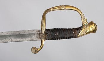 OFFICERSSABEL, modell 1826, Ryssland.