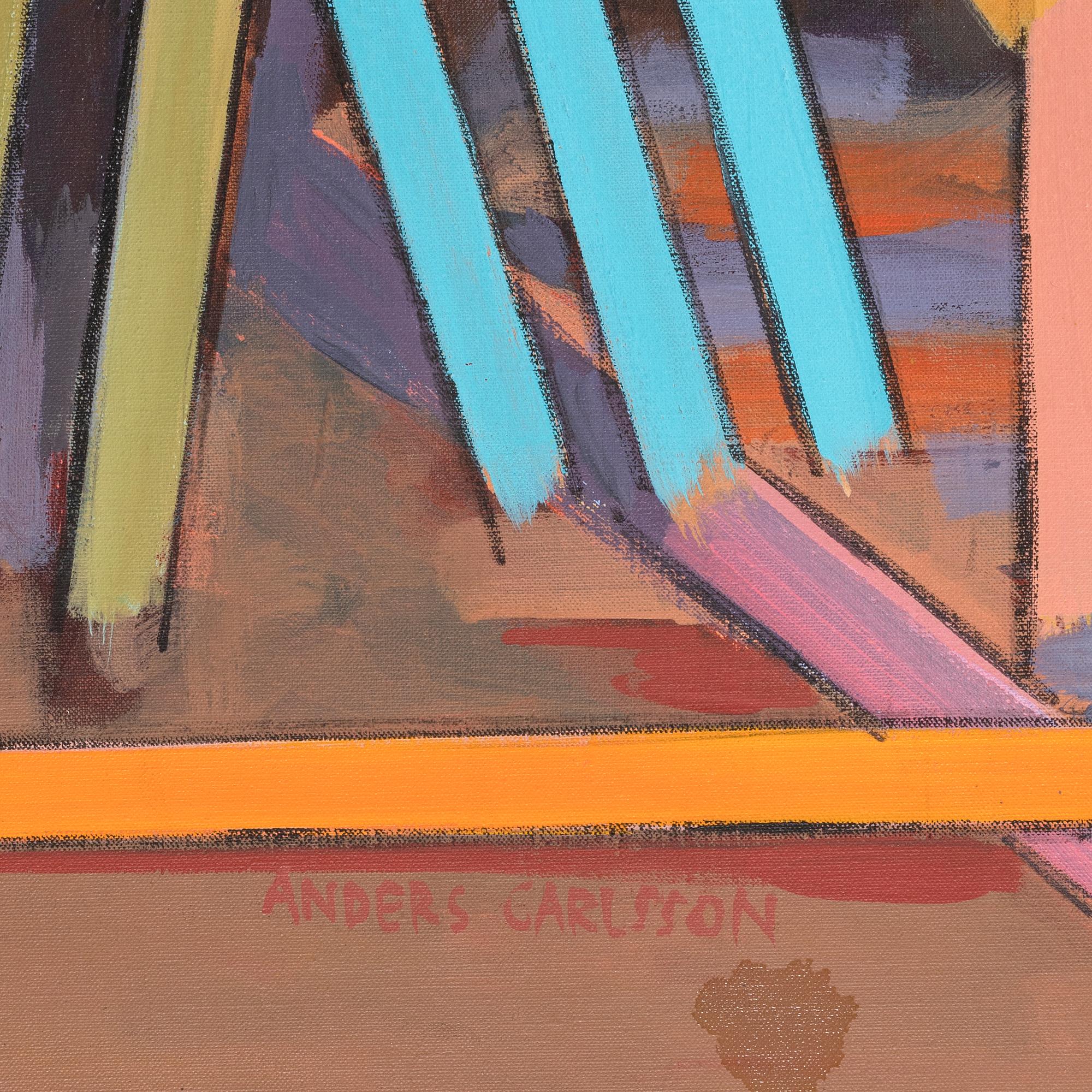 Anders Carlsson, olja på duk, signerad.