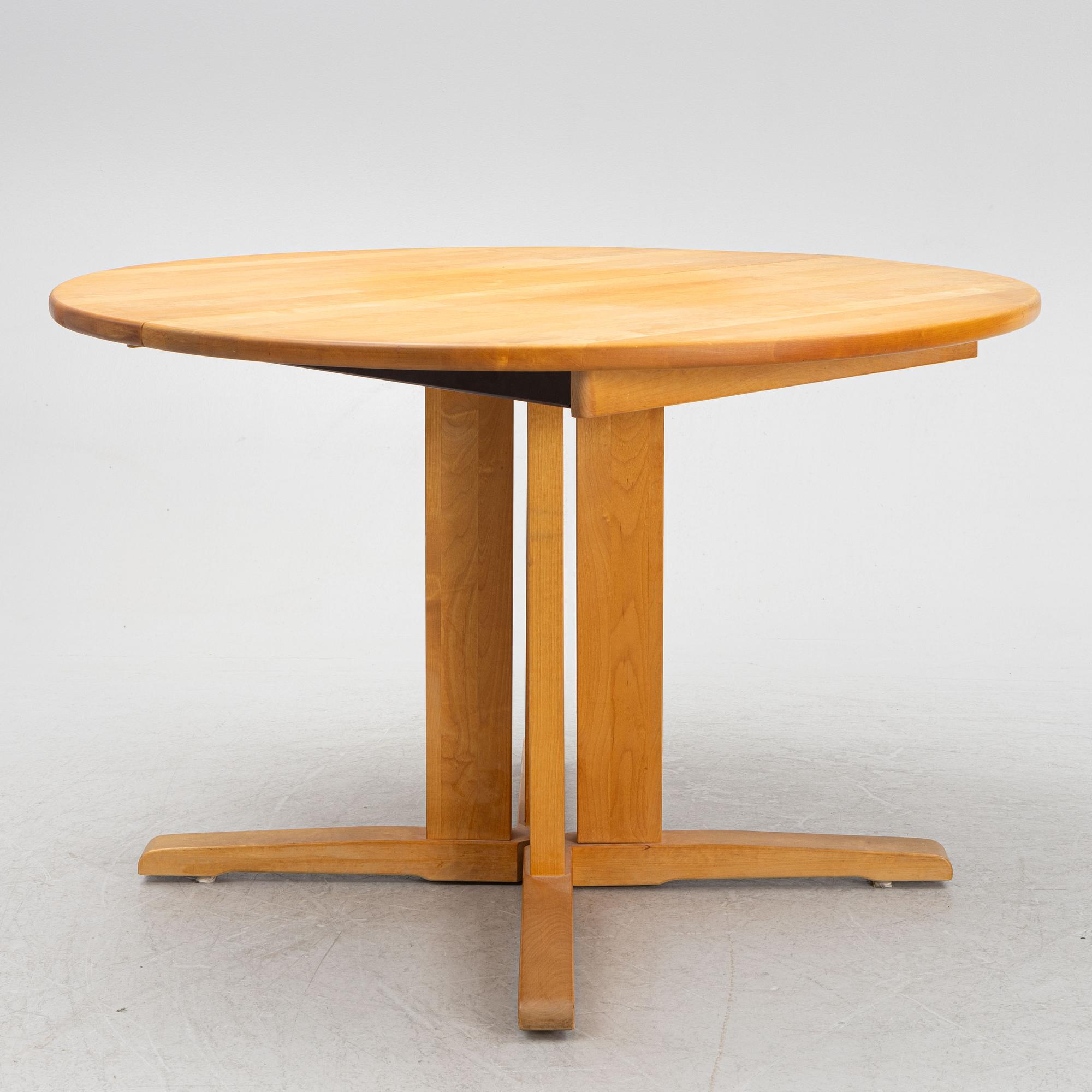 Yngve Ekström, a 'Björka' dining table, Stolab, late 20th century.