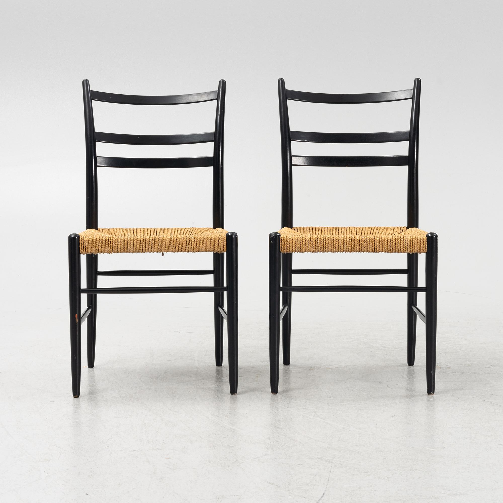 Yngve Ekström, stolar, 7 st, "gracell", Gemla möbler, 1900-talets andra hälft.