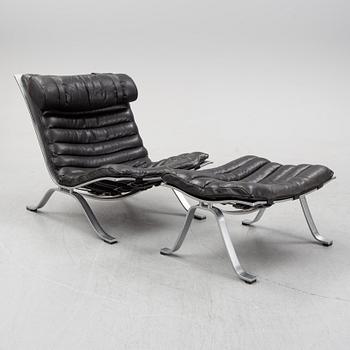 Arne Norell, an 'Ari' easy chair with ottoman, Norell Möbel AB.