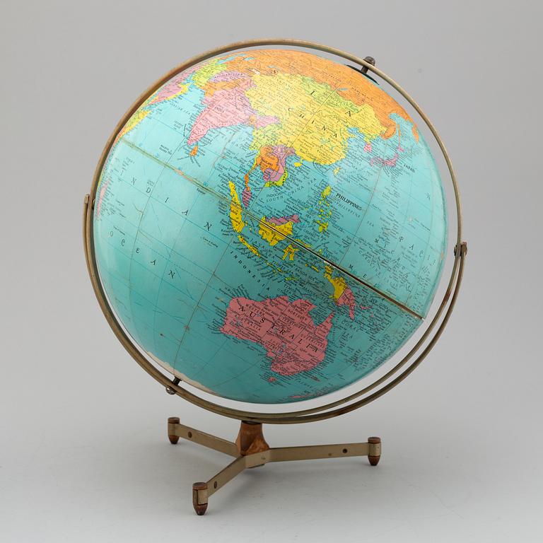 A "LEGEND" GLOBE, USA, first half of the 20th century.