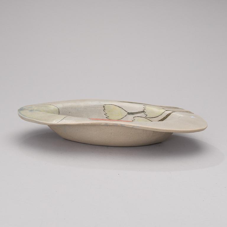 PAULI PARTANEN, A CERAMIC DISH. Eve. Signed Partanen -93.