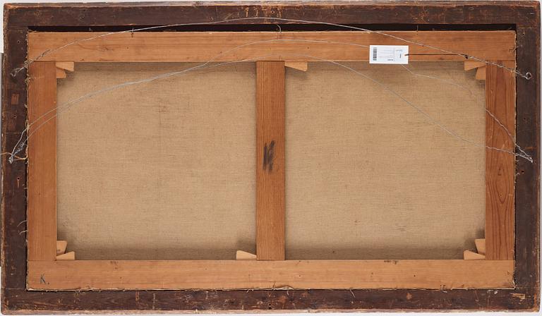 Gaspar van Wittel  (Vanvitelli) Hans krets, Utgrävningar vid Colosseum och Konstantinbågen, Rom.