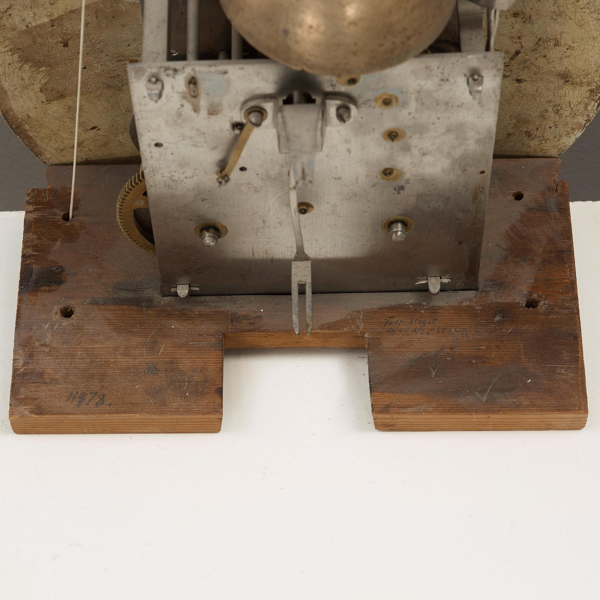 A Swedish Transition Rococo/Gustavian 18th century longcase clock.