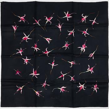 Hermès, scarf, "Fleurs de Fuchsia".