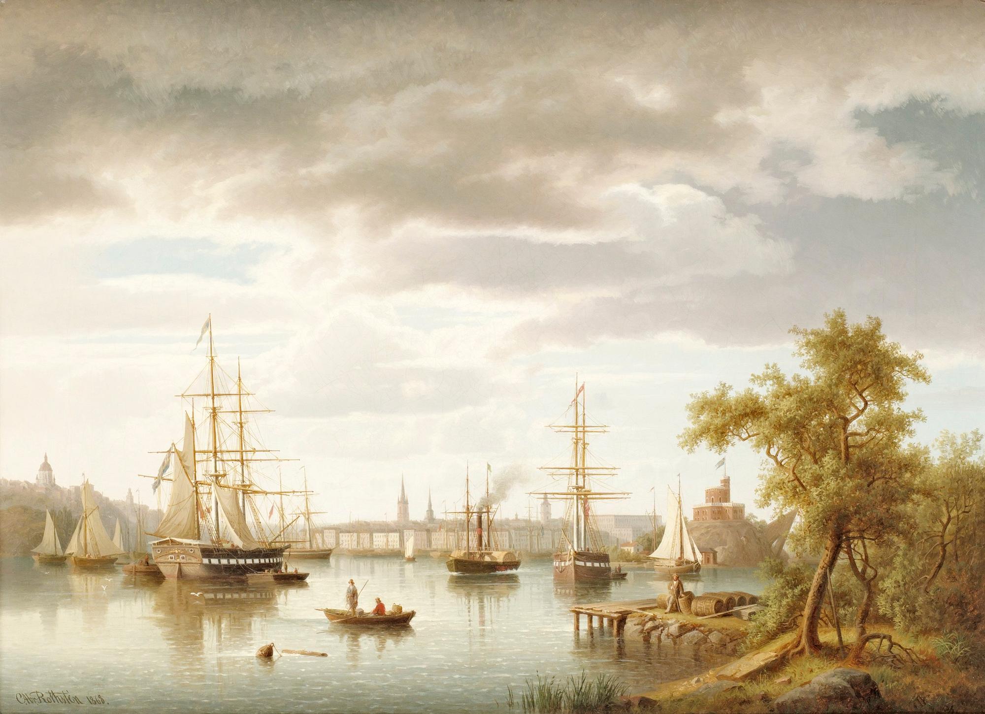 Carl Abraham Rothstén, Stockholms inlopp.