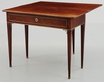 A late Gustavian late 18th century card table.