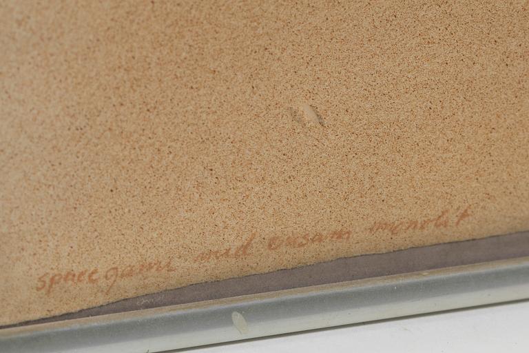 Beck & Jung (Holger Bäckström & Bo Ljungberg), "Spacegems with solitary moment (?)", 1976.