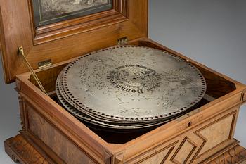 SPELDOSA, Polyphon, Tyskland, 1800/1900-tal.