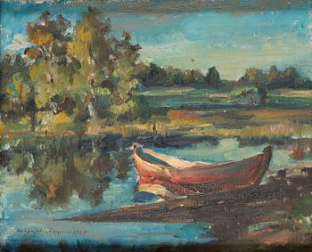 Kaapo Wirtanen, Boat by the shore.