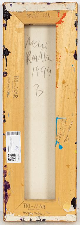 Mari Rantanen, triptych, signed and dated 1994 verso.