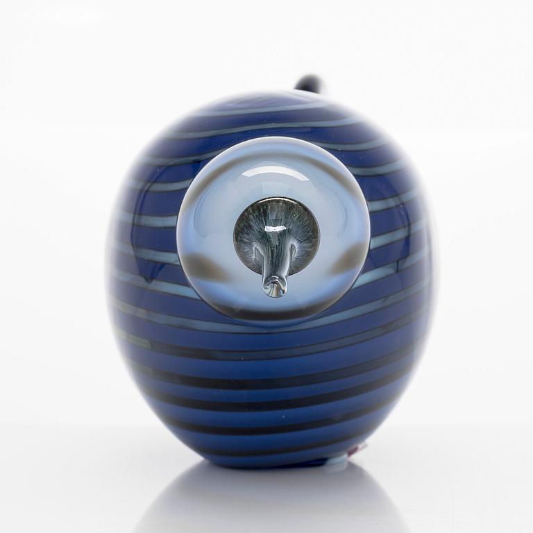 Oiva Toikka, årsfågel 2018, "Pilot", signerad O. Toikka Iittala 2018.