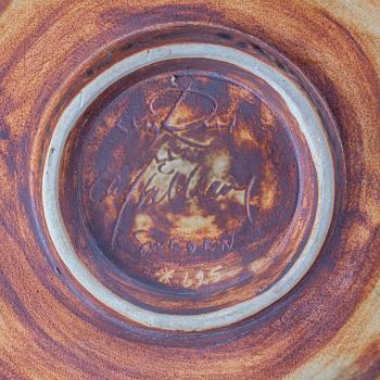 CARL-HARRY STÅLHANE, a largeunique stoneware vase, Rörstrand, Sweden 1950-60's.