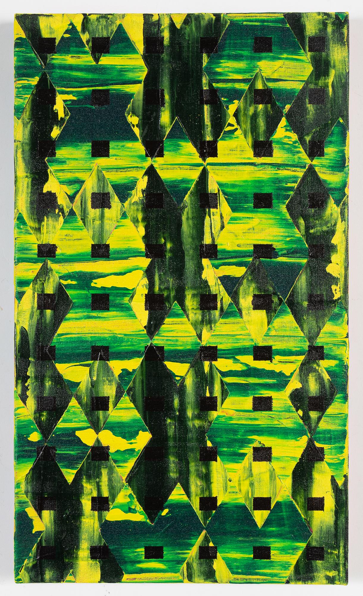 Mari Rantanen, triptych, signed and dated 1994 verso.