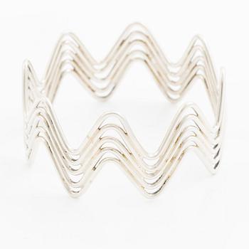 Bent Knudsen, armring, silver, ca 1960-tal.