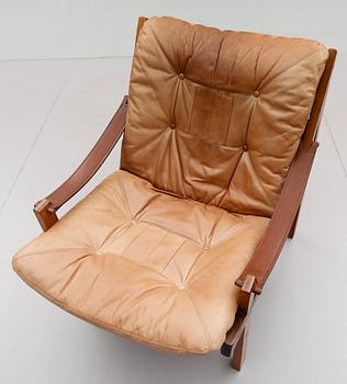 FÅTÖLJ, "Hunter", Torbjörn Afdal, Stranda Industri för Bruksbo, Norge, 1960/1970-tal.