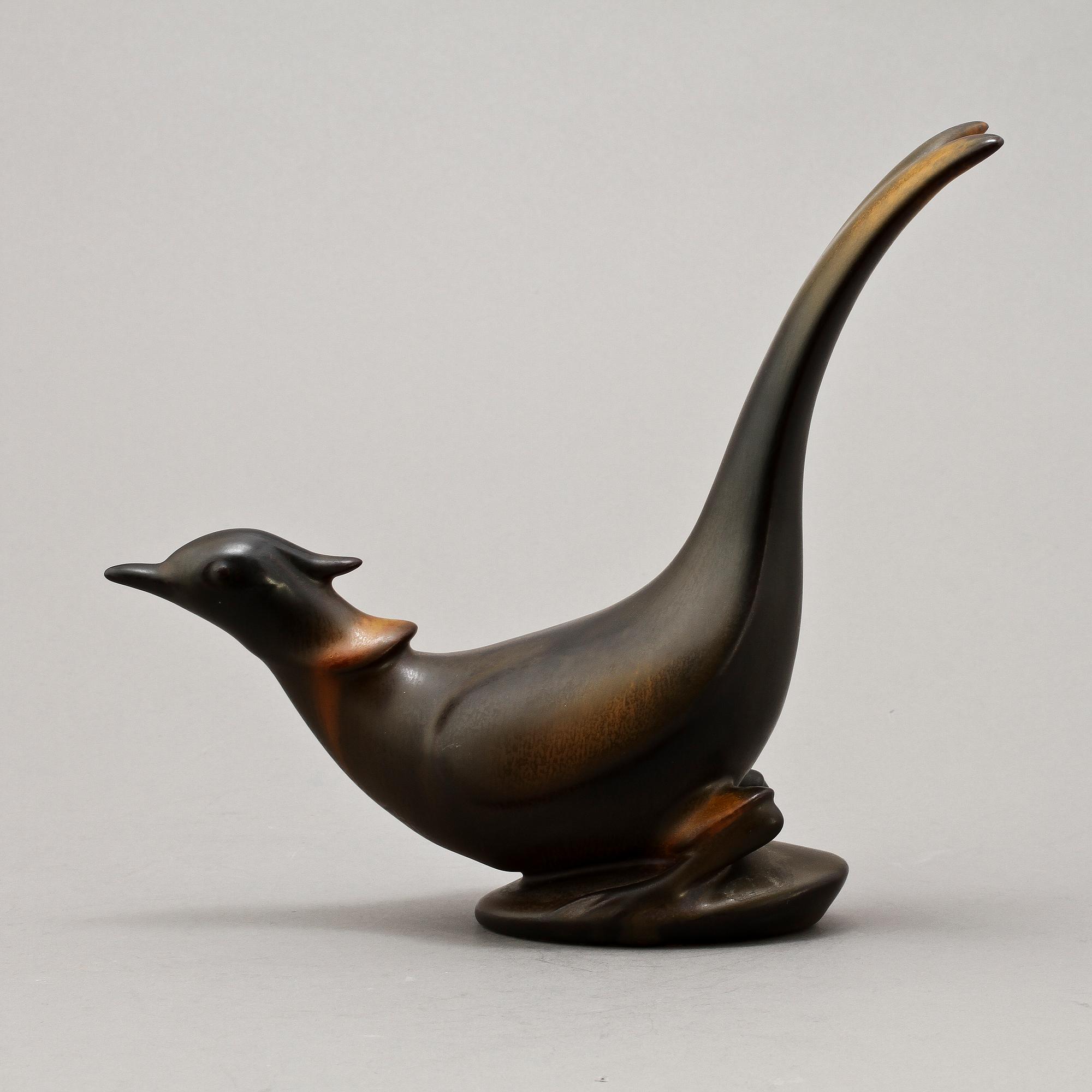 FIGURINER, 2 st, stengods, Gunnar Nylund, Rörstrand.