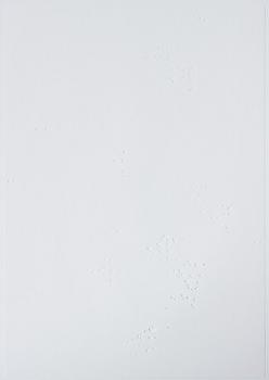 KATHARINA HINSBERG, Signed K. Hinsberg and dated 1.9.2000 van Horn = Marfa. Perforated paper.