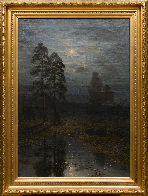 MOONLIT LANDSCAPE.