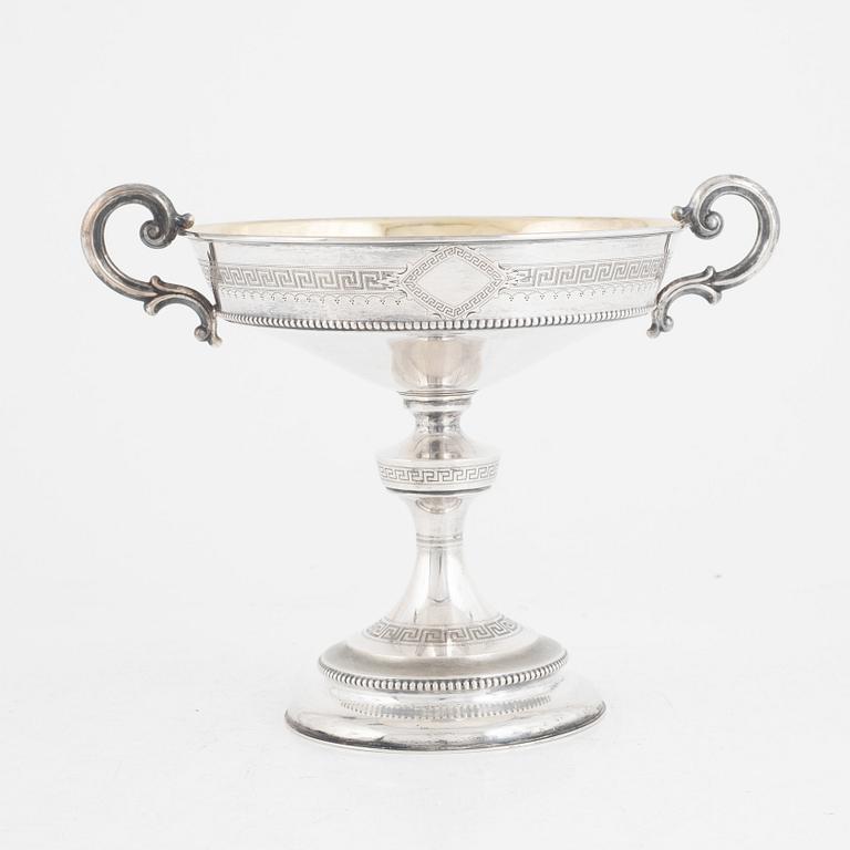 A Swedish silver bowl, mark of Gustaf Möllenborg, Stockholm 1879.