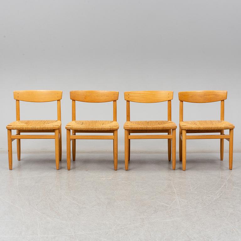 a set of four 'Öresund' chairs by Børge Mogensen for Firma Karl Andersson.