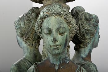 FONTÄN, brons, 1900-talets andra hälft.