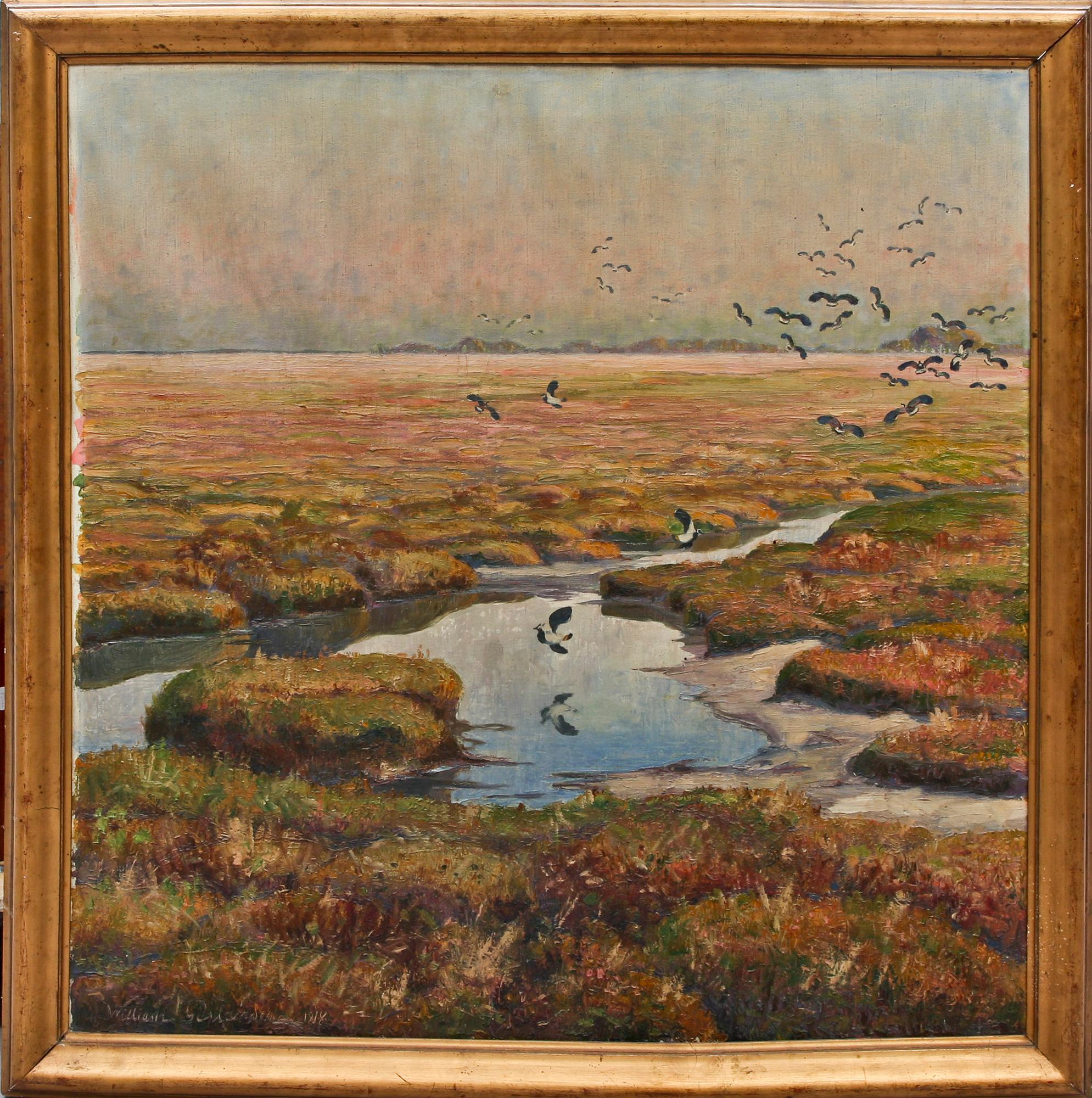 WILLIAM GISLANDER, olja på duk, sign o dat 1918.