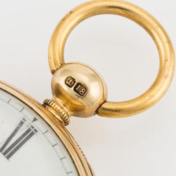 Binns 137 Strand, London, pocket watch, 49.5 mm.