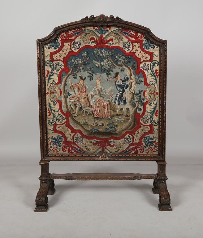 BRASSKÄRM, Louis XVI-stil, 1800-talets andra hälft.