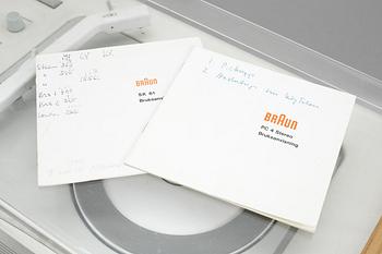 RADIOGRAMMOFON, "SK 61 S", modellen formgiven av Hans Gugelot & Dieter Rams 1956 för Braun AG, Tyskland.