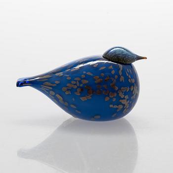 Oiva Toikka,  a glass bird signed O. Toikka Iittala 2017, numbered 1243/2017.