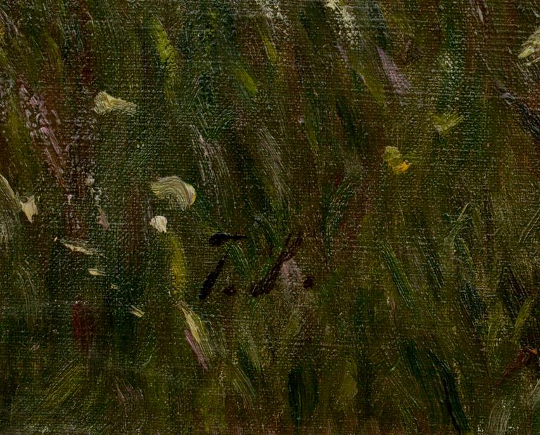 OKÄND MÄSTARE (FINLAND) , olja på duk, signerad T.S.