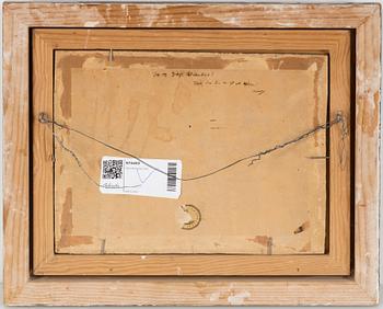 HELMER OSSLUND, Oil on paper-panel, signed.