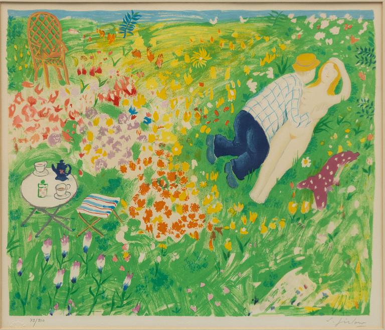 Lennart Jirlow,  "Paret i gräset".