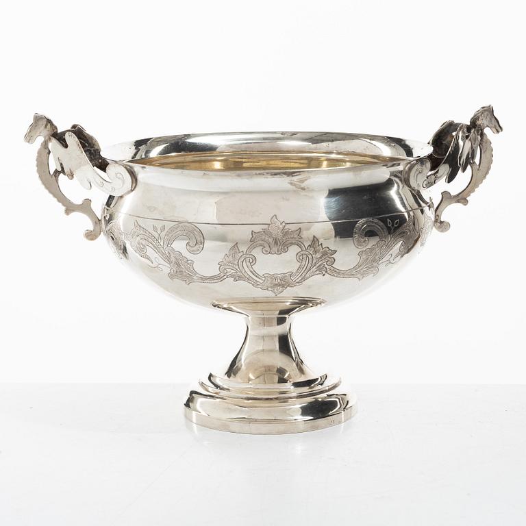 Brännvinsskål, silver, Sverige 1978, sannolikt Hudiksvall eller Bollnäs.