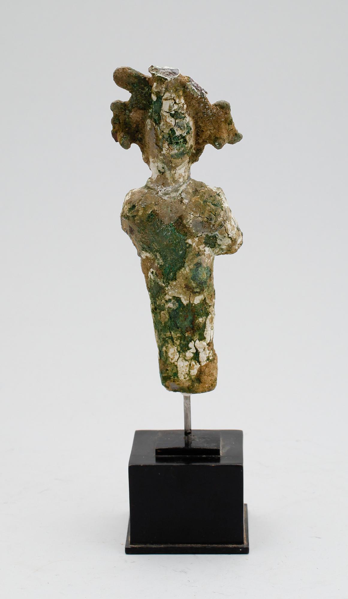 SKULPTUR, stenmassa/keramik, Egypten.