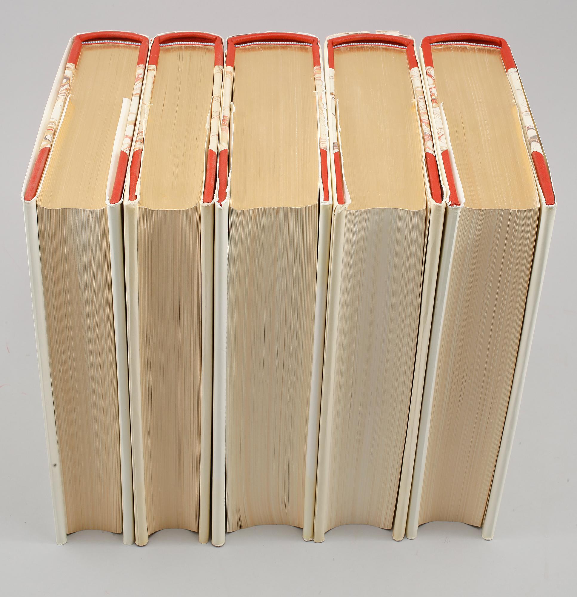 BÖCKER, 5 volymer, Svenskt Konstnärslexikon I-V, Allhems Förlag, 1952-1967.