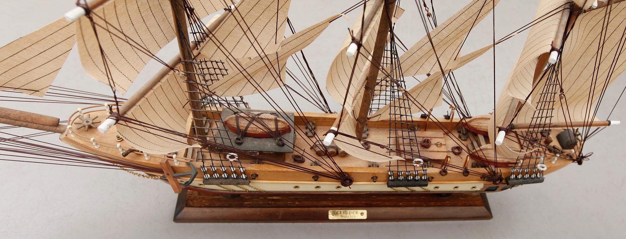 MODELLSKEPP, Clipper, 1900-talets andra hälft.