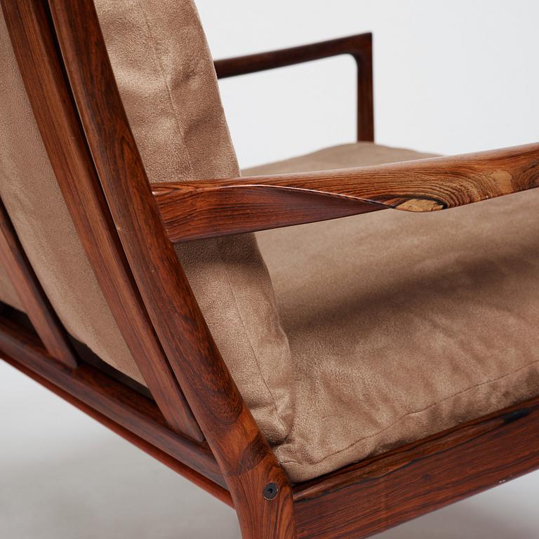 Ib Kofod-Larsen, a pair of "Samsö" easy chairs, Olof Perssons Fåtöljindustri (OPE), Sweden 1960's.