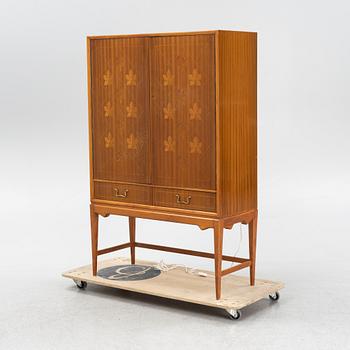 A Swedsih Modern mahogany veneered drinks cabinet, 1940s/50s.