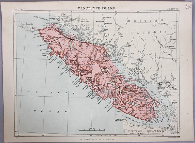 KARTOR, 9 st, 1800-talets andra hälft.