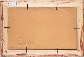 Axel Lindman, Landscape from Barbizon.