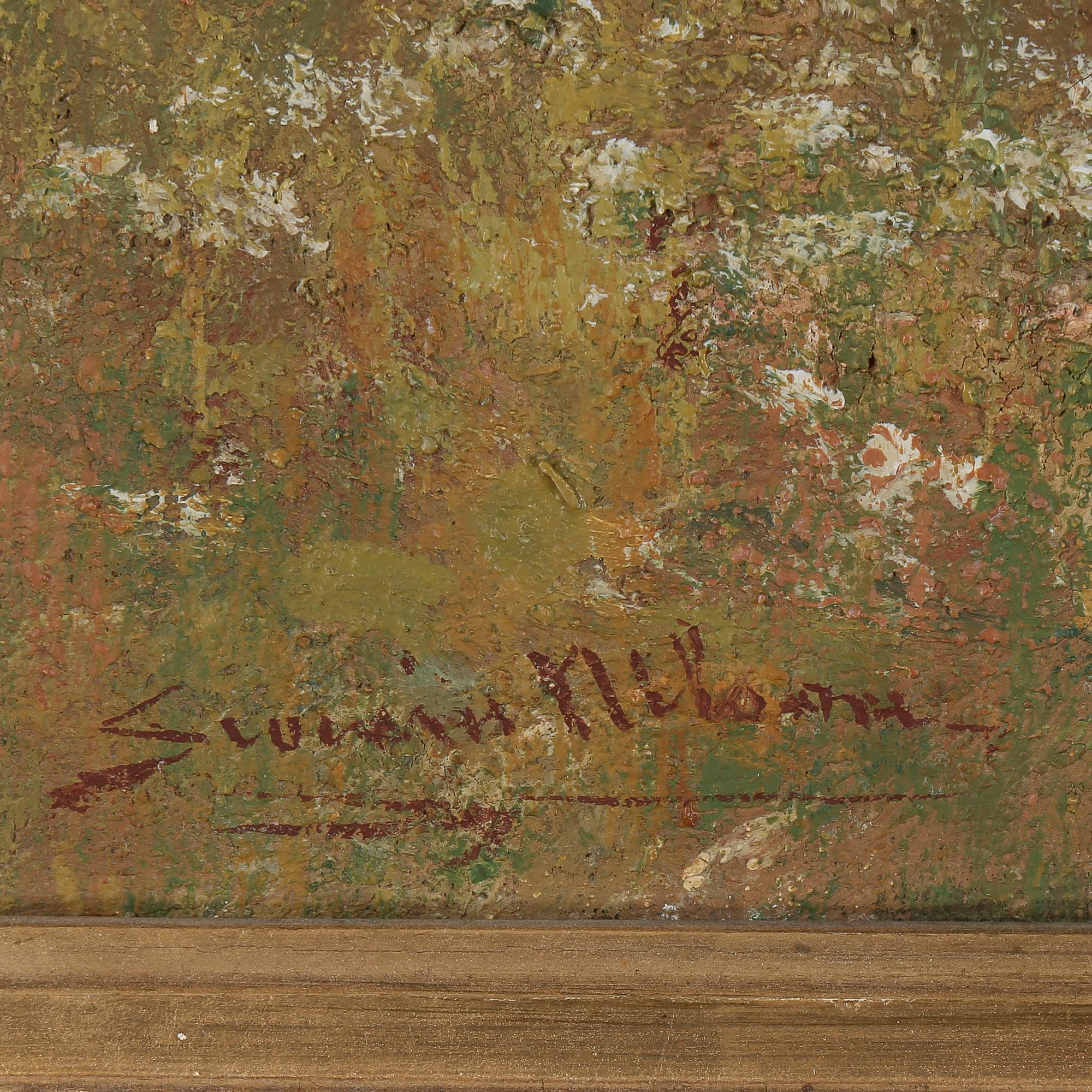 SEVERIN NILSON, olja på duk, signerad.