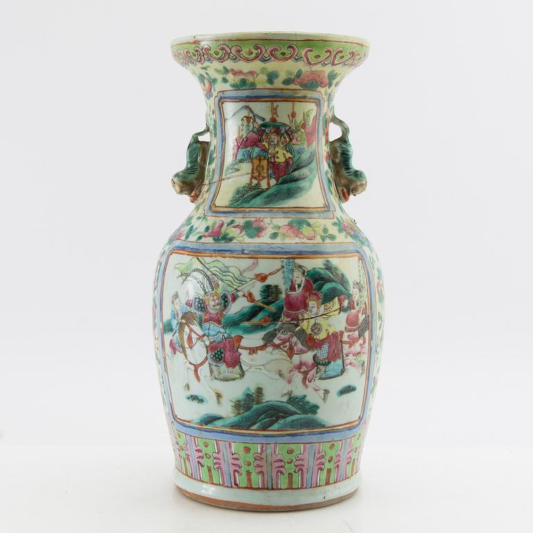 Vas Kina Kanton 1800-talets slut porslin.