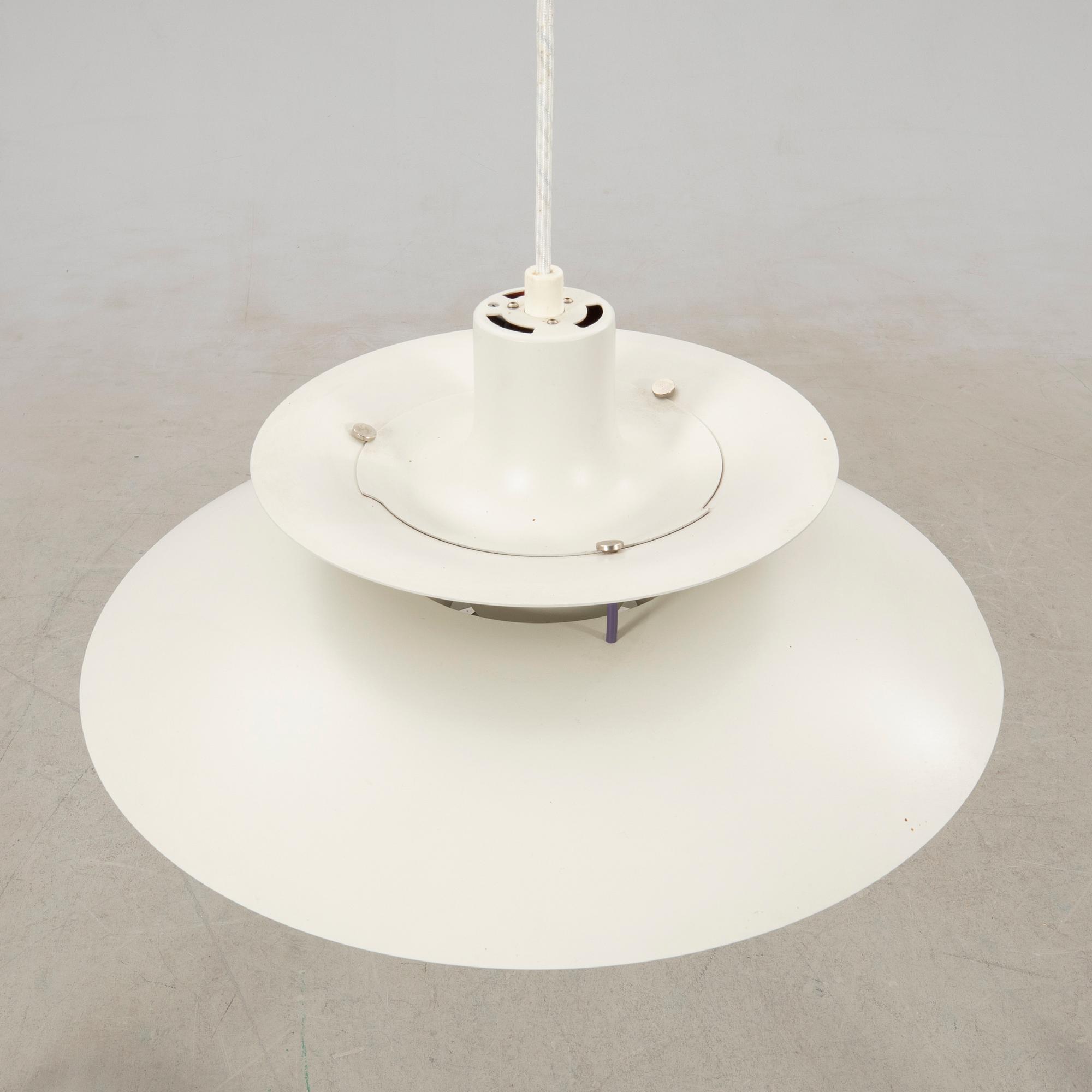 Poul Henningsen, ceiling lamp "PH5" for Louis Poulsen Denmark, late 20th century.