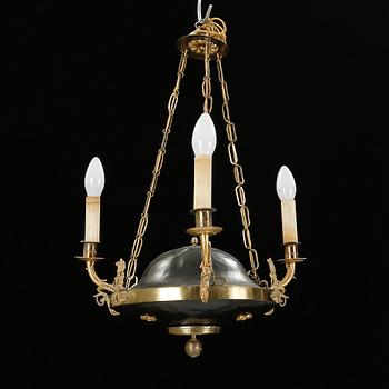 TAKAMPEL, Karl Johanstil, början 1900-talets. Höjd 32 cm.
