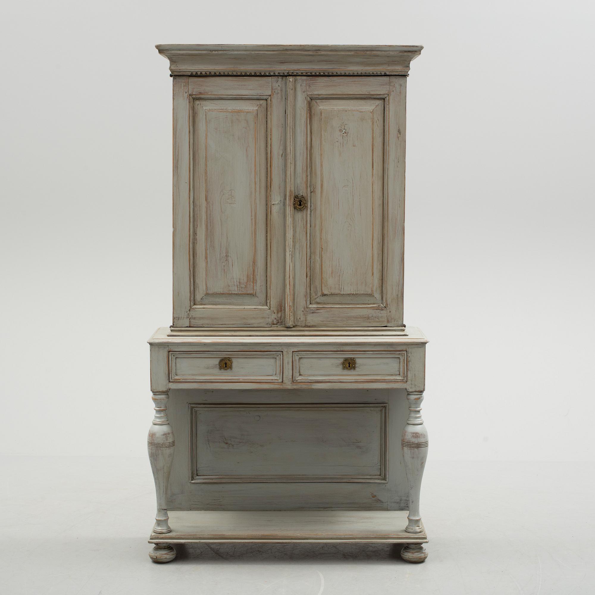 A 18th/19th century cabinet.