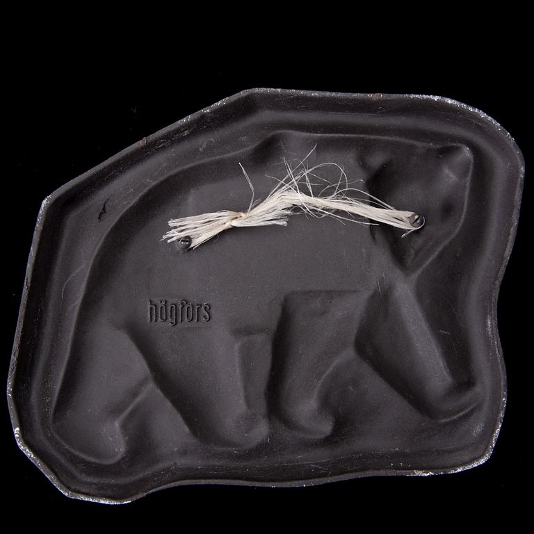 MIKAEL SCHILKIN, relief, gjutjärn, Högfors, signerad och daterad -57.