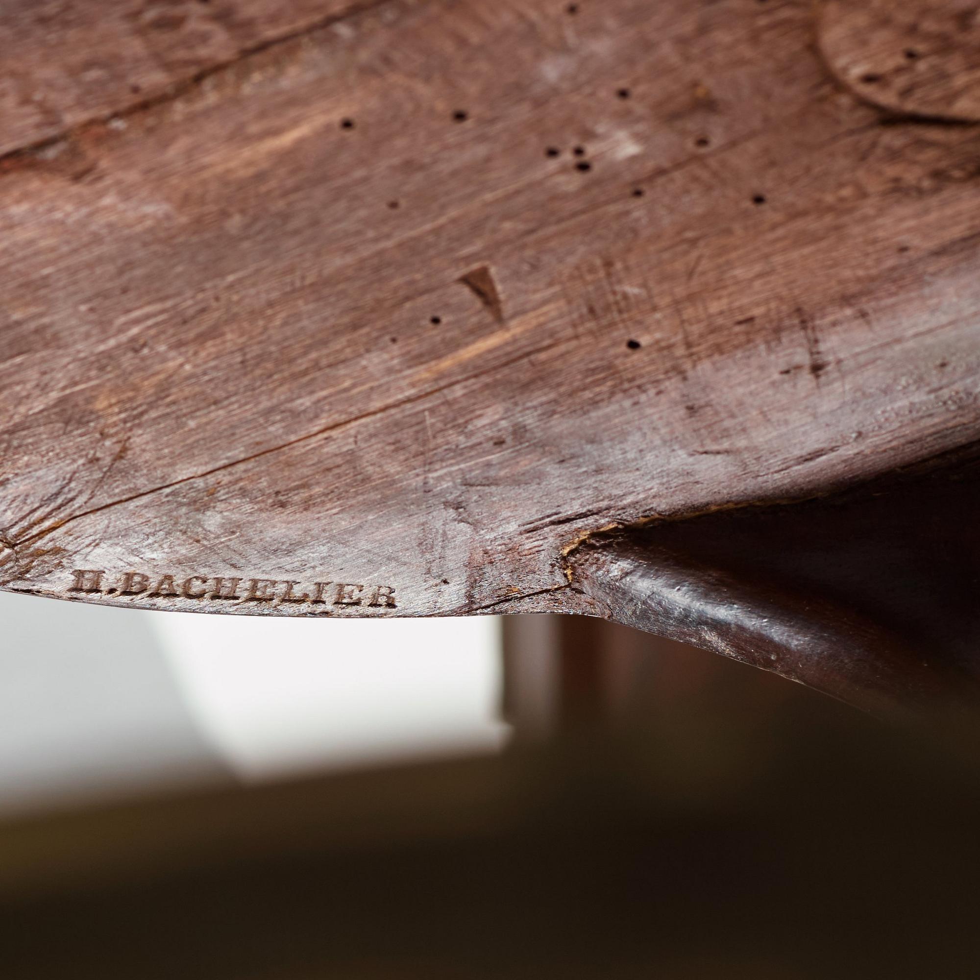 SKÅP, ett par, signerade H Bachelier, Frankrike 1800-talets andra hälft.